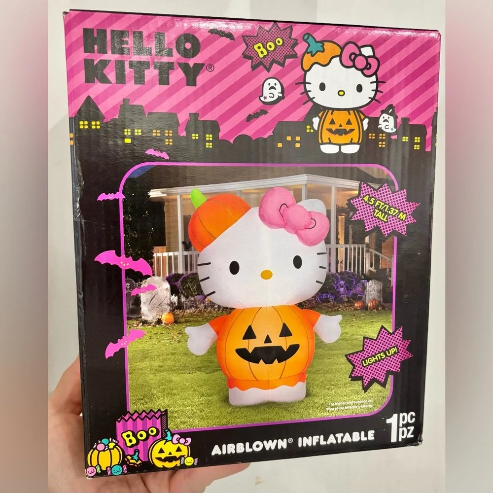NEW Hello Kitty Halloween Inflatable indoor/outdoor - Picture 1 of 4